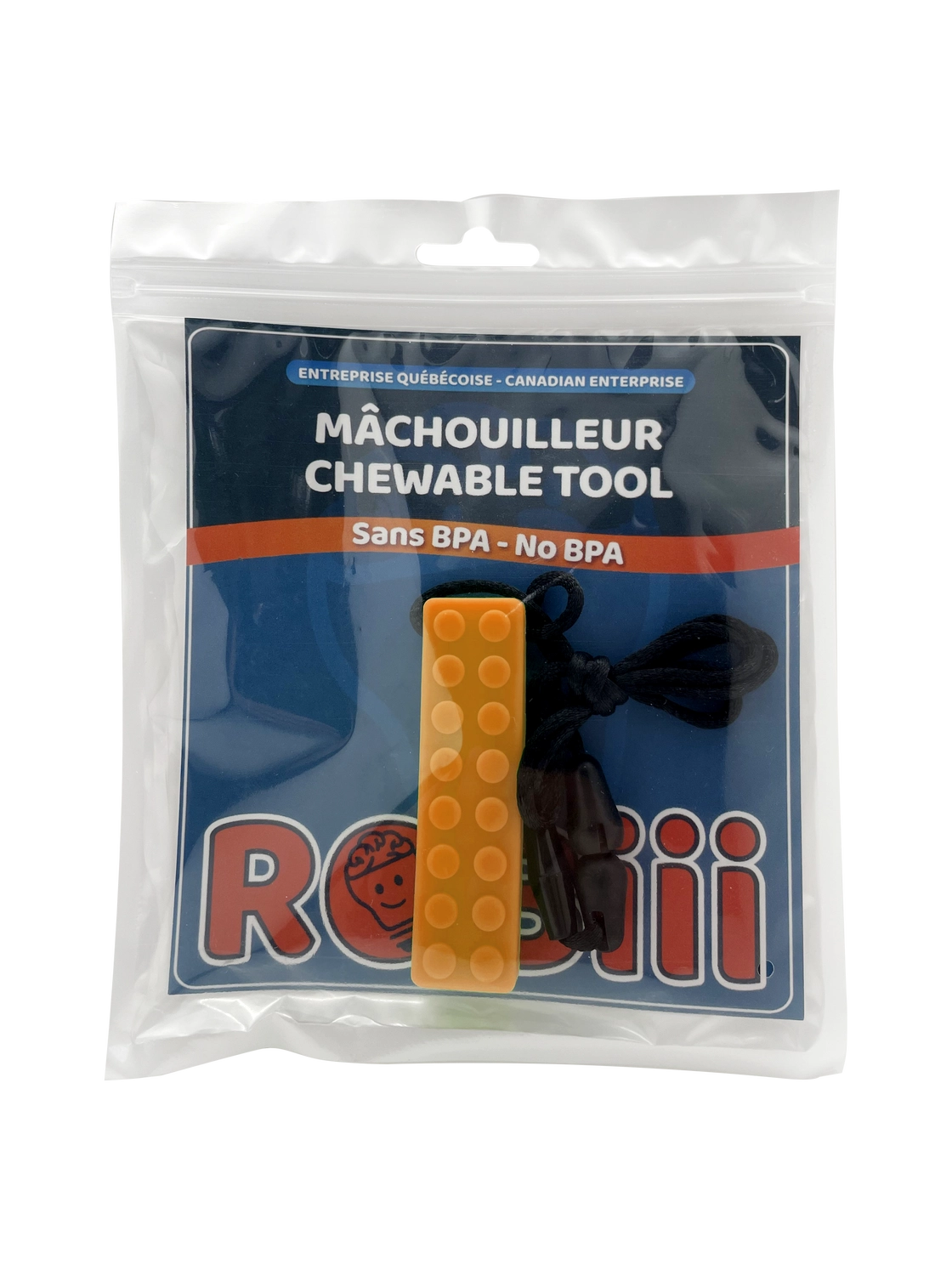 Chewable Brick Necklace by Robii - 4 colors available