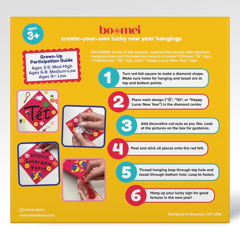 Create-Your-Own Lucky New Year Hangings