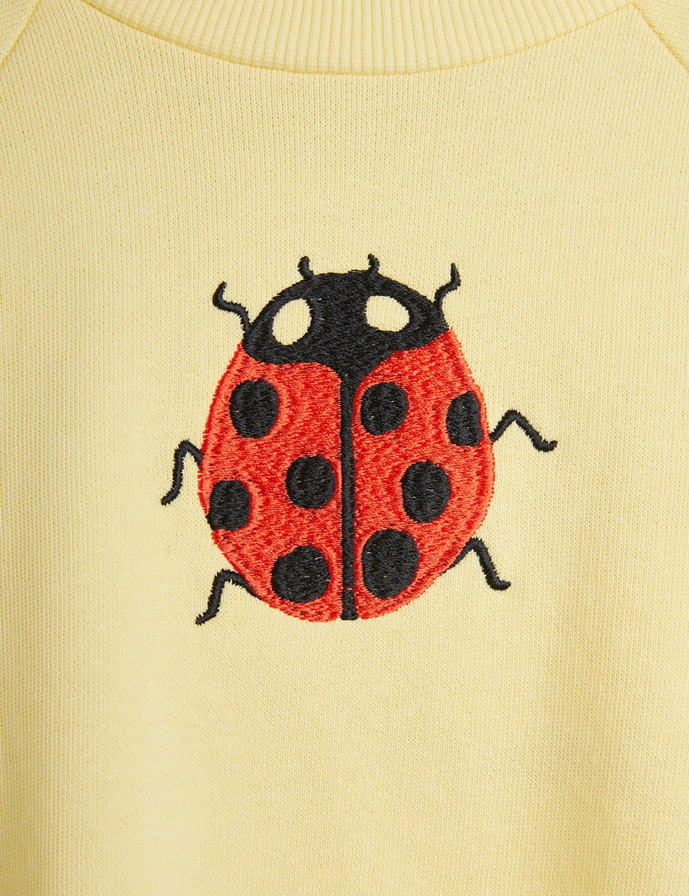 Ladybug Embroidered Sweatshirt