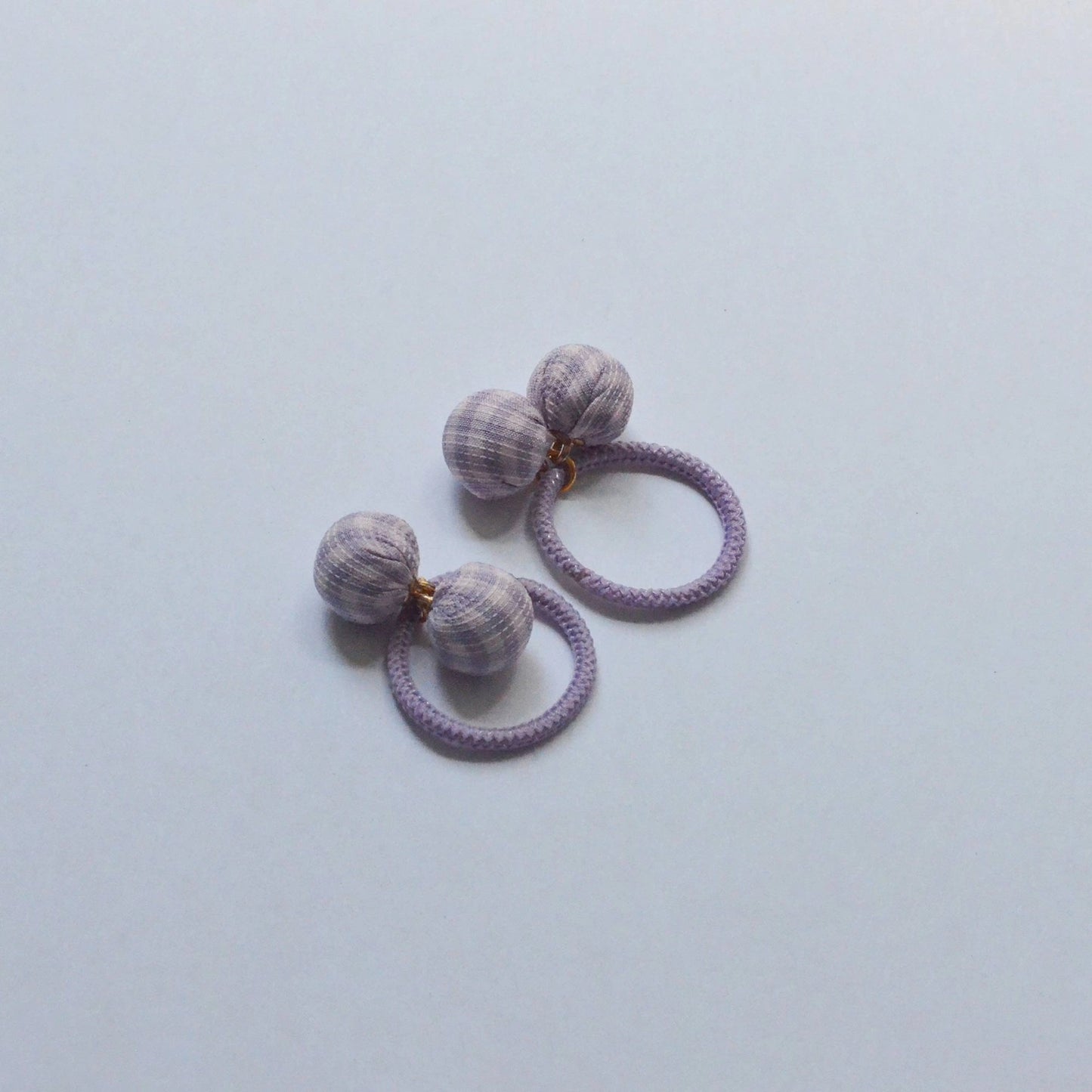 Gingham Ball Hair Ties (Set of 10) by Tangle Shiny Stars