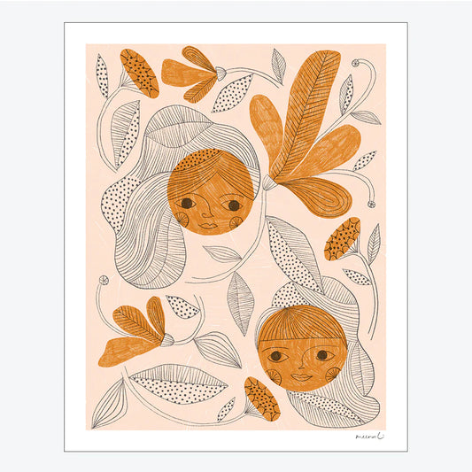 Garden Conversations Art Print by Meenal Patel