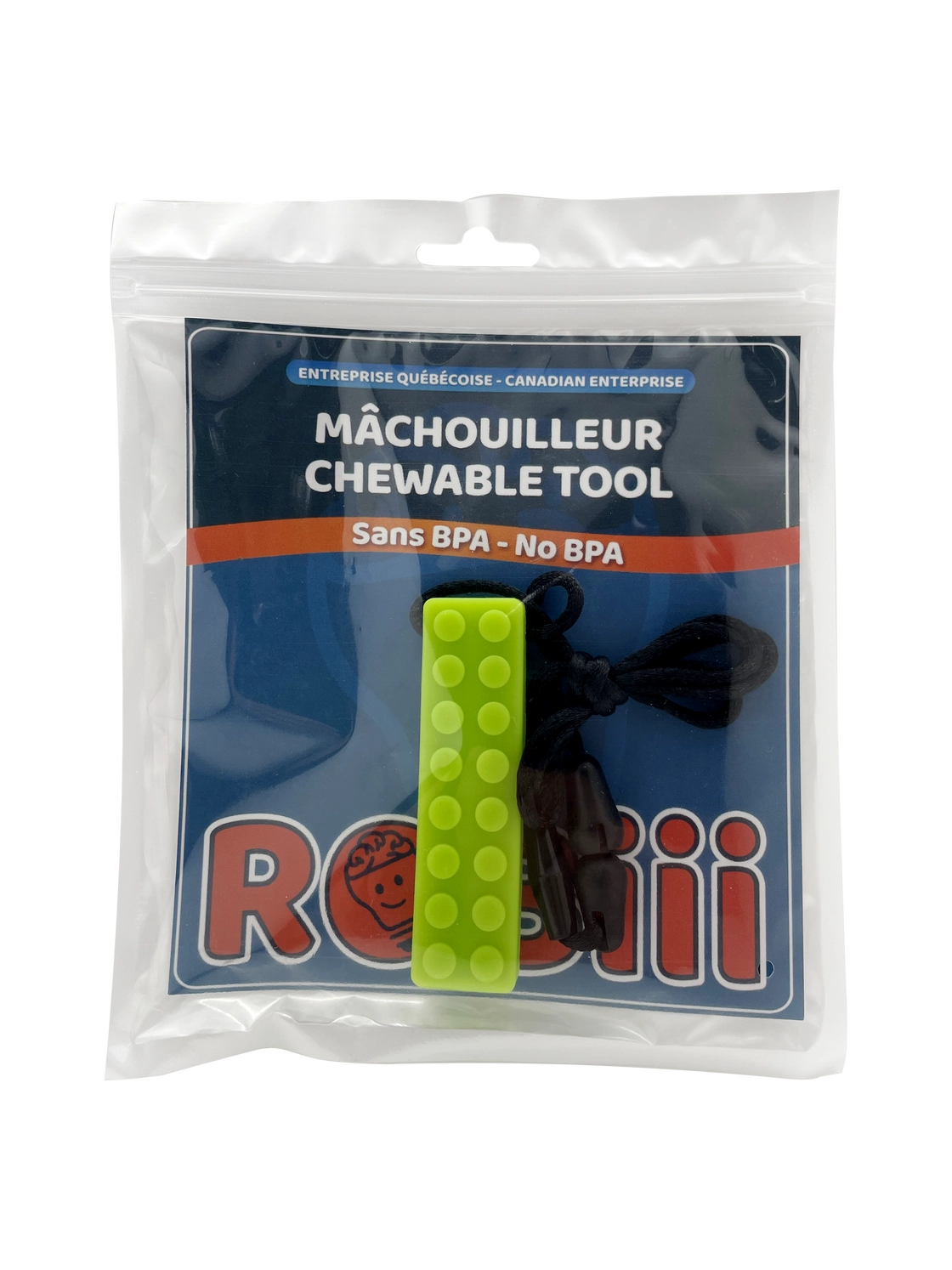 Chewable Brick Necklace by Robii - 4 colors available
