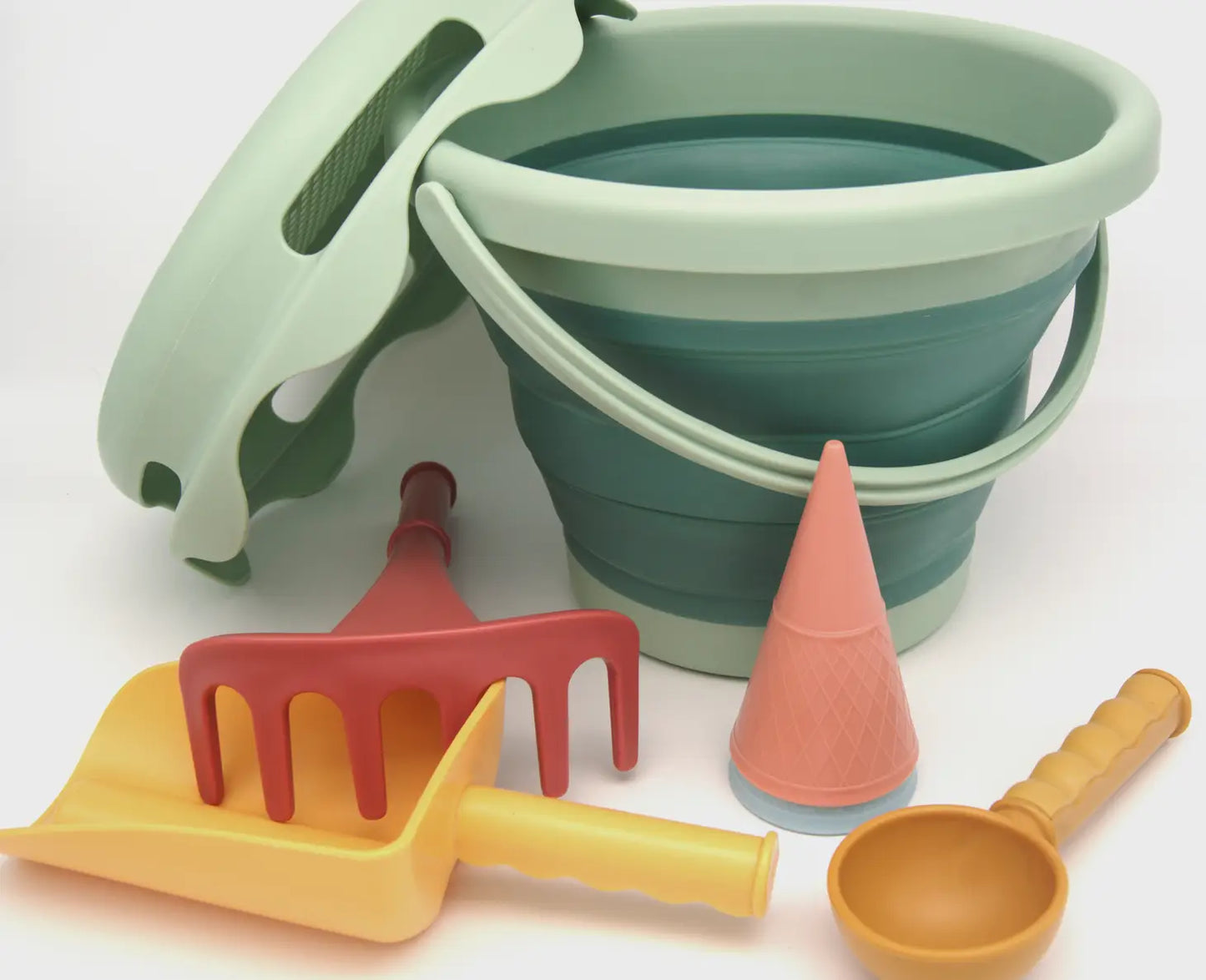 compacToys 7-in-1 Sand Toys Set -Green