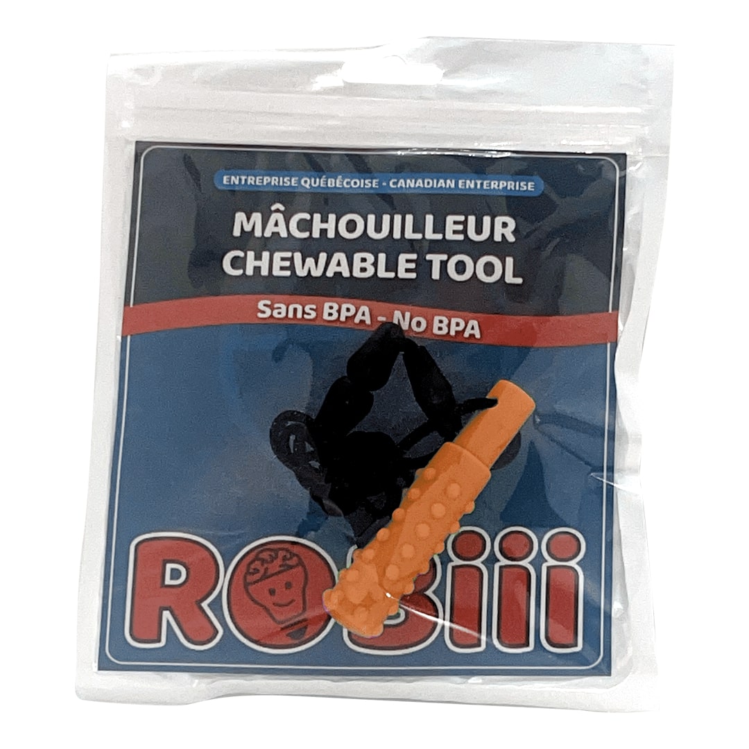 Chewable Cylinder Necklace by Robii - 4 colors available