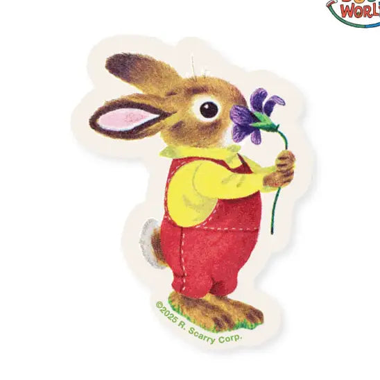 3P4 X Richard Scarry® - Nicholas Bunny Iris Sticker
