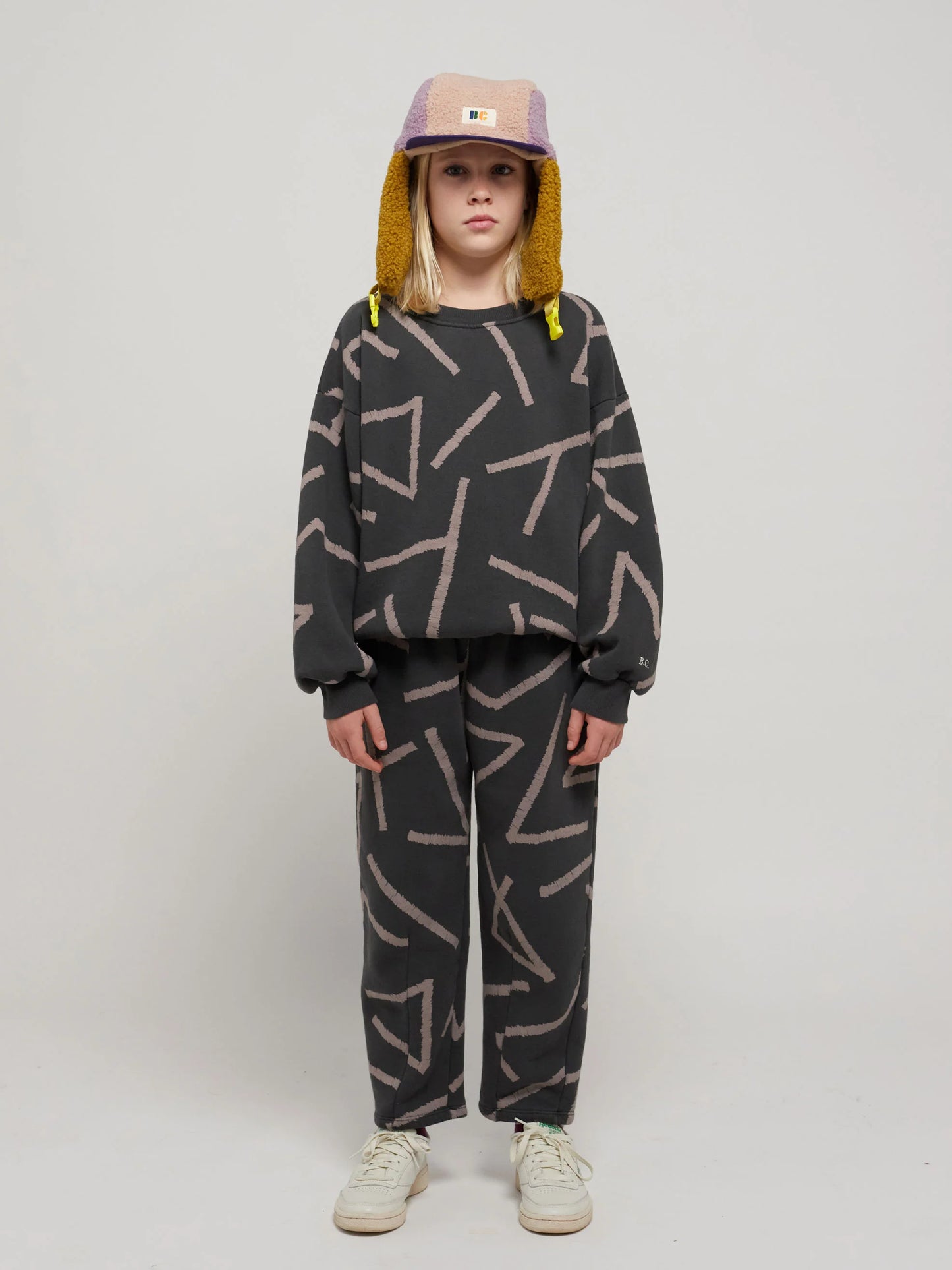 Lines All Over Jogging Pants by Bobo Choses