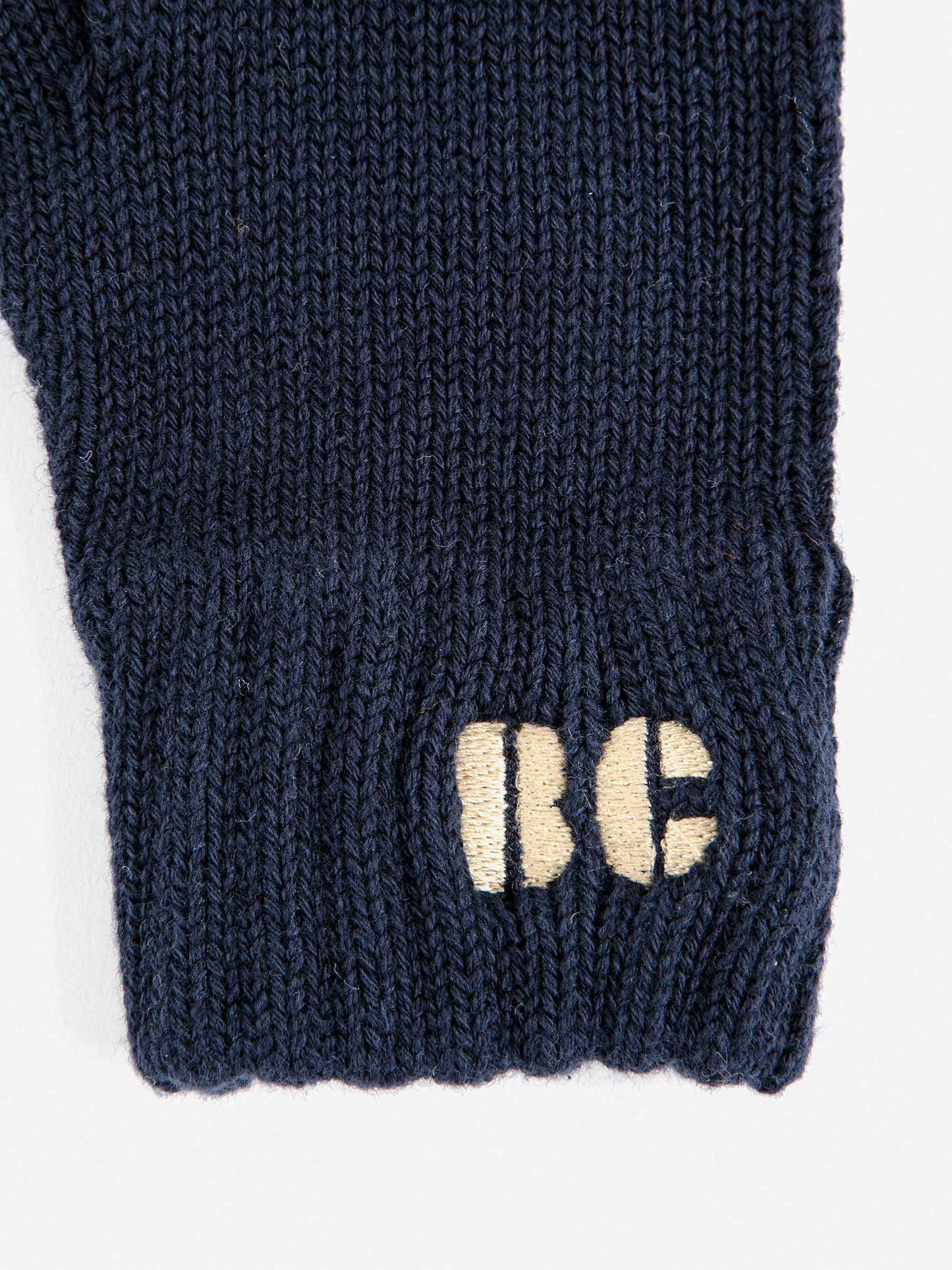 B.C Colored Fingers Knitted Gloves (Midnight) by Bobo Choses