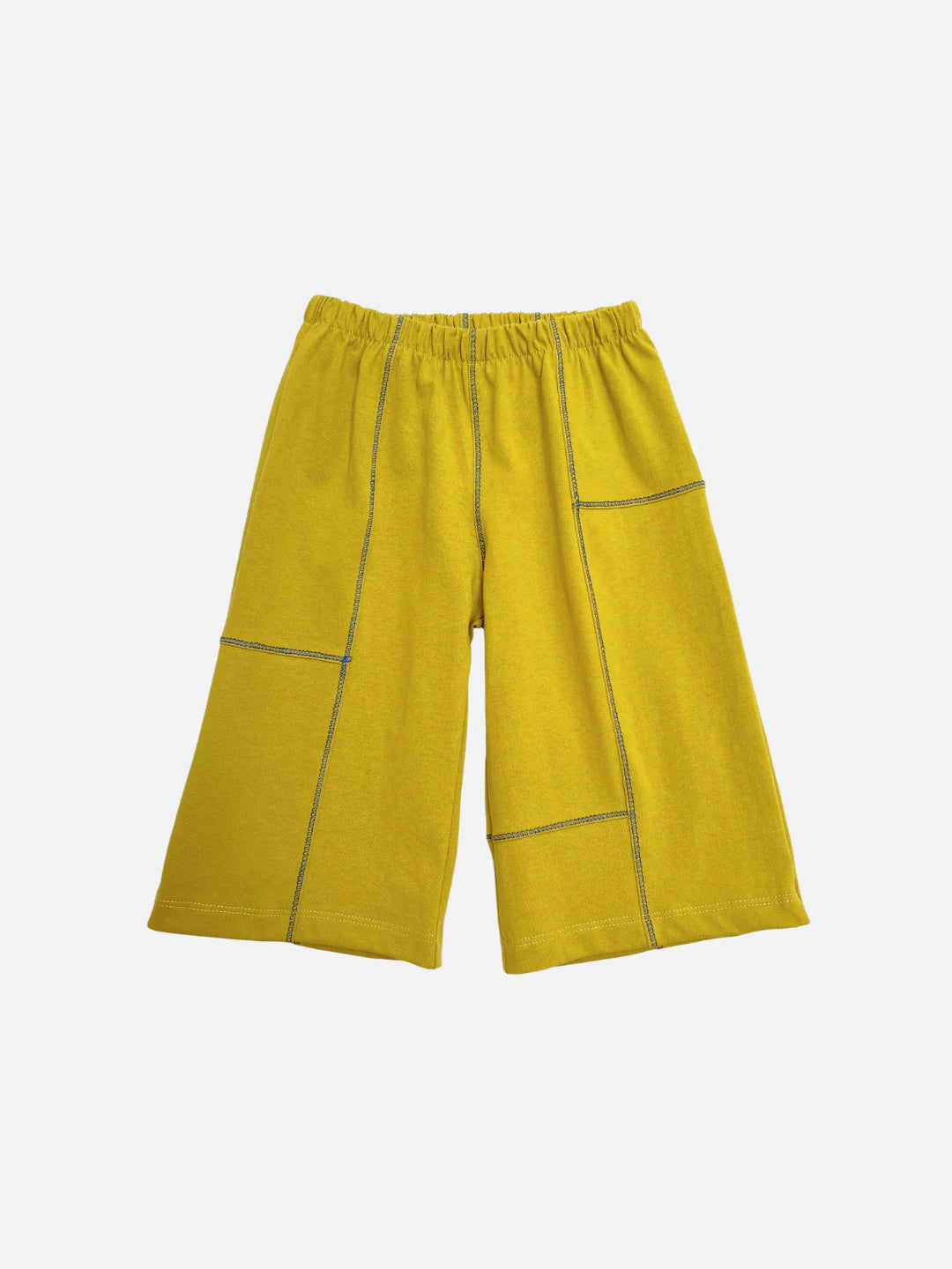 Topstitch Baby Pant in Chartreuse