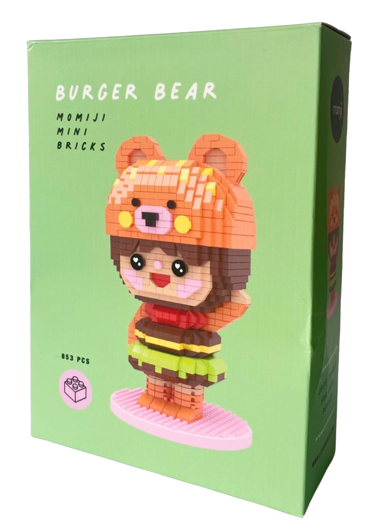 Burger Bear Mini Bricks