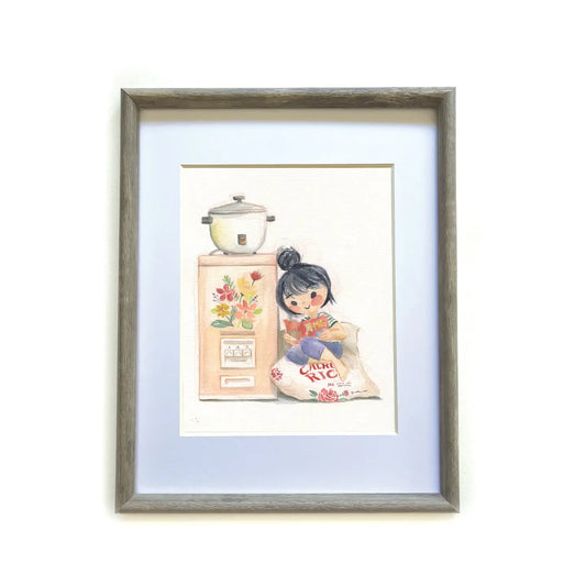 Comics and Rice Print