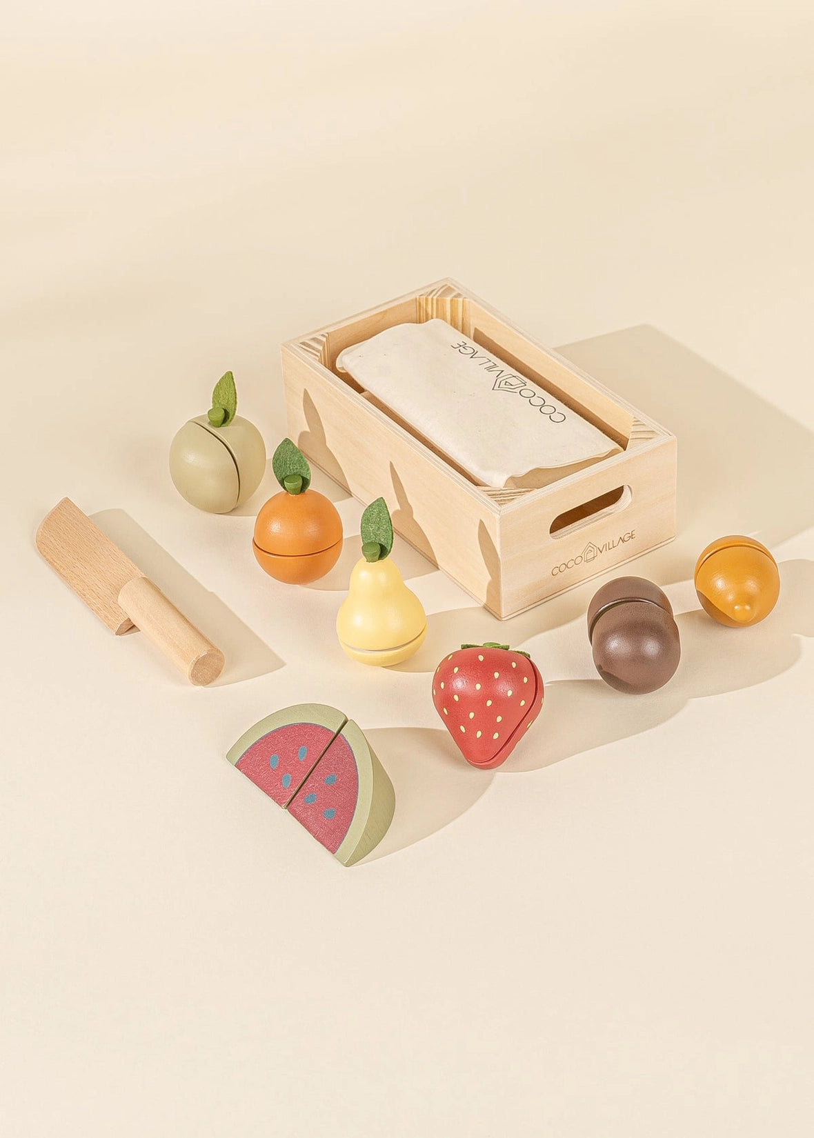 Wooden Fruit Playset by Coco Village