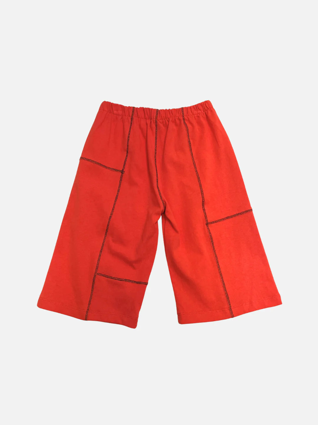 Topstitch Baby Pant in Red