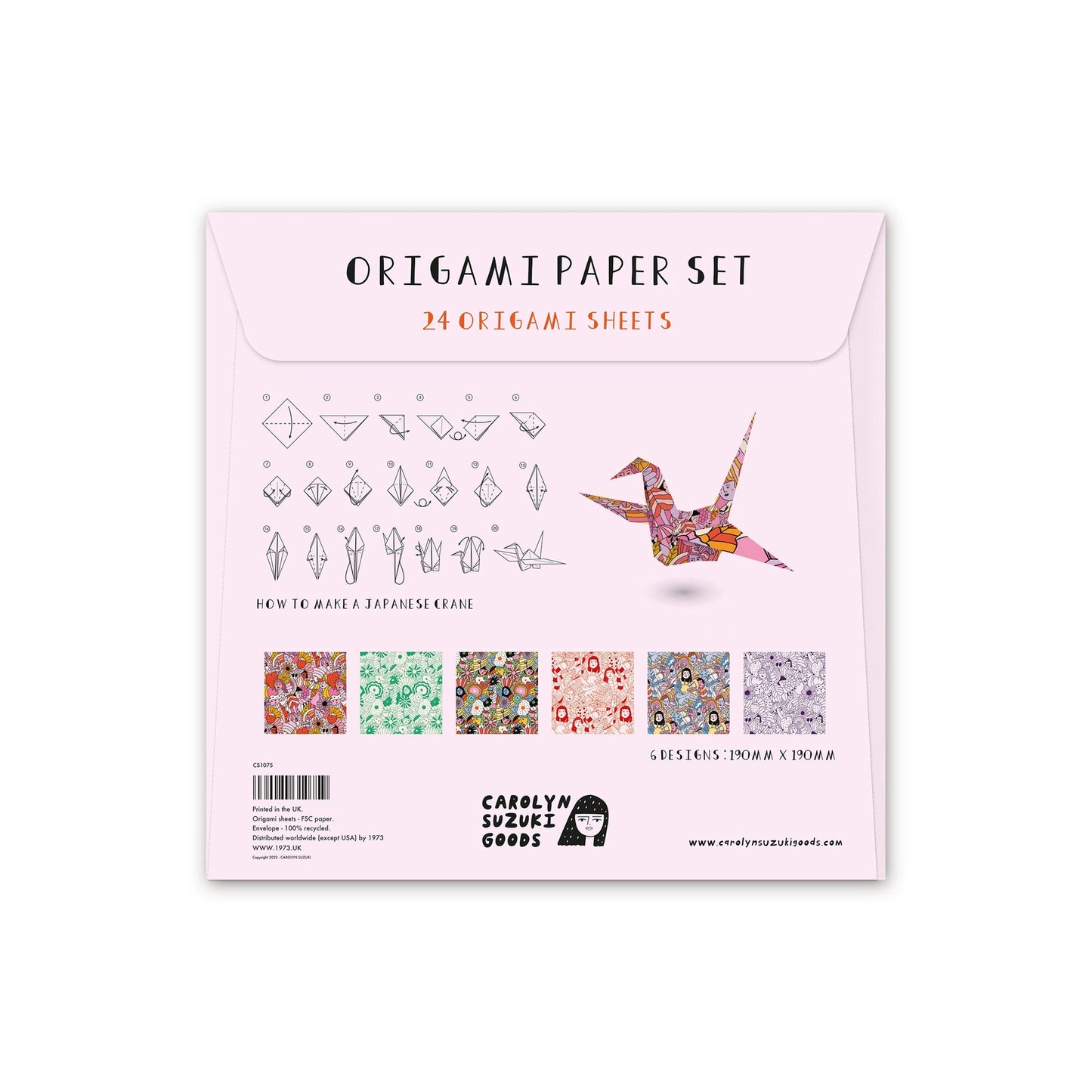 Origami Paper Set by Carolyn Suzuki