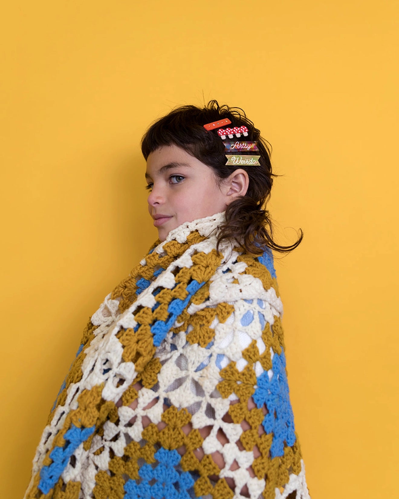 Mushroom Hair Clip by Eugenia Kids