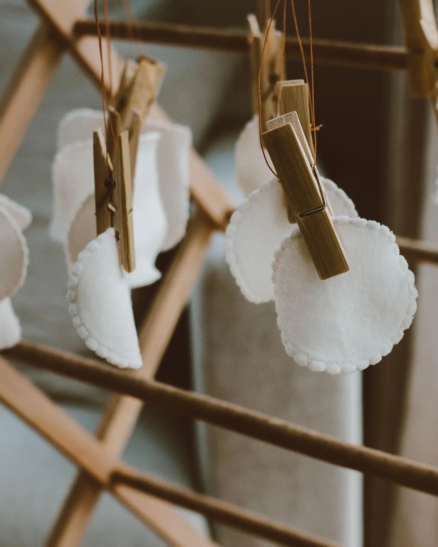 Bamboo Laundry Peg Airer by Goldrick