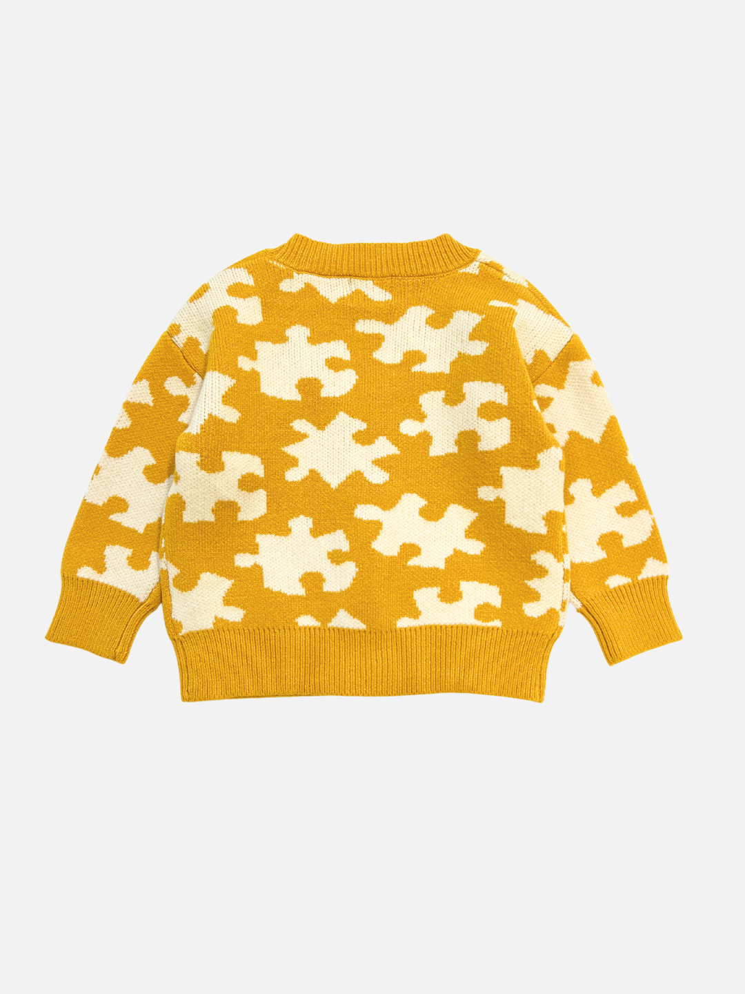 Puzzle Cardigan - Yellow