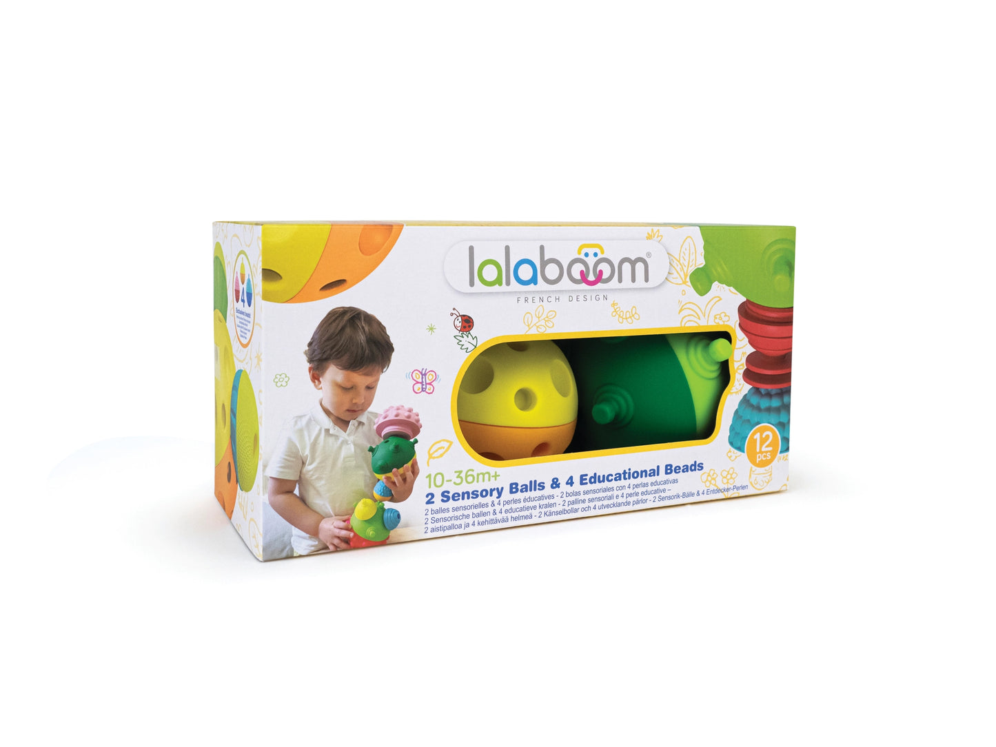 LALABOOM 2 Sensory Balls -12pc