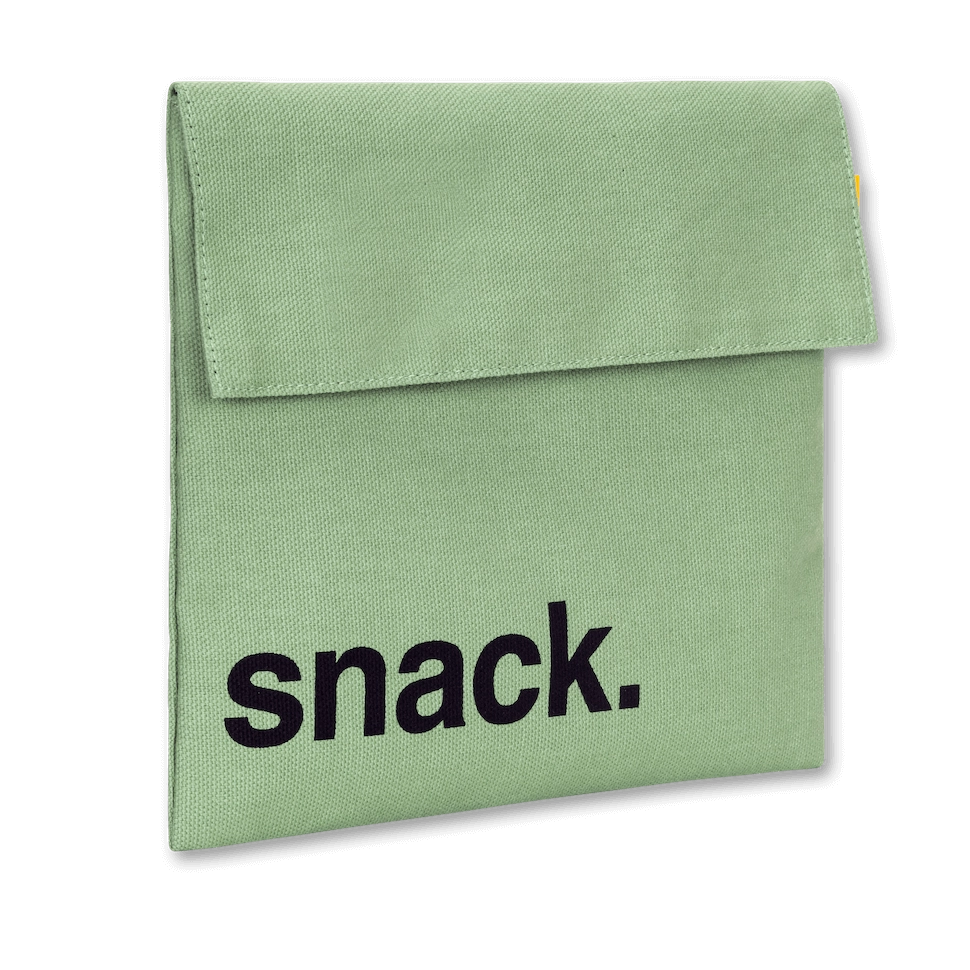 Flip Snack Bag in "Snack Moss" by Fluf