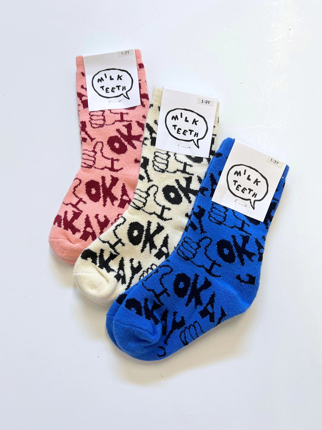 Okay Socks in Ivory
