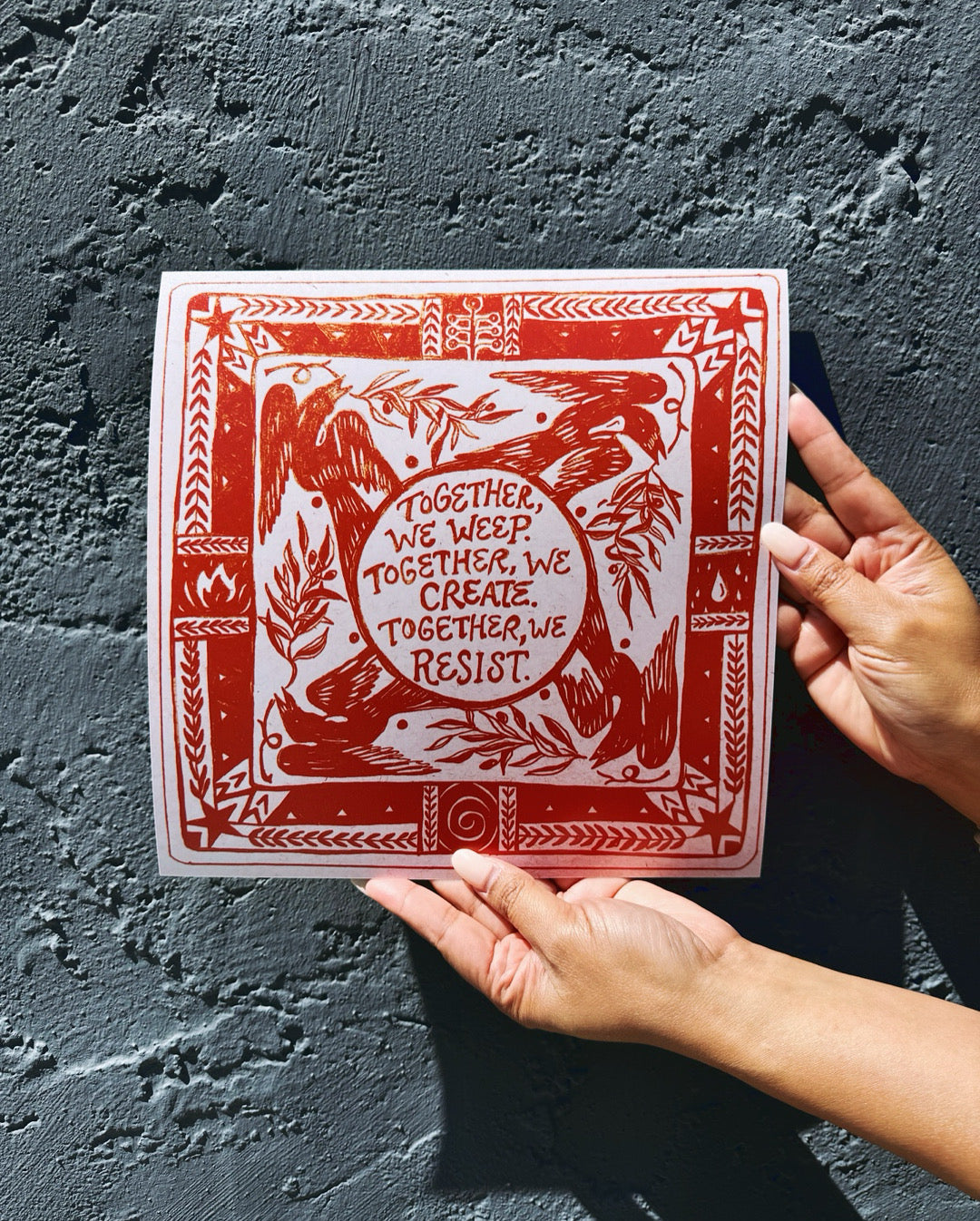 Together We Weep Print