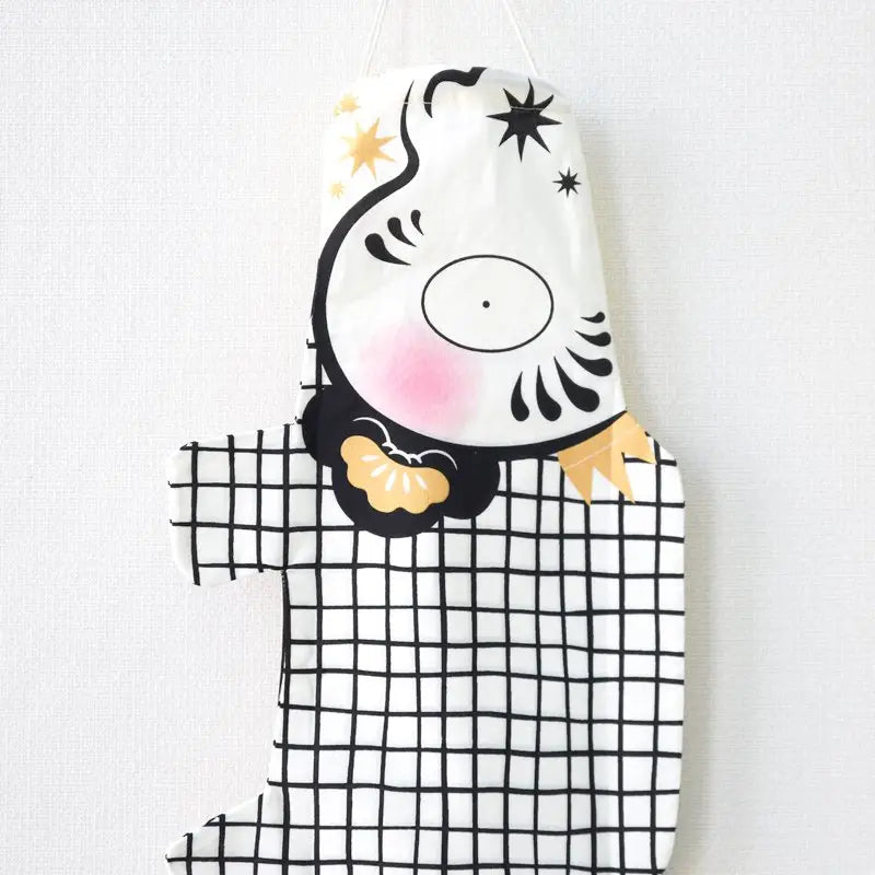Black & White Koinobori by Madame Mo