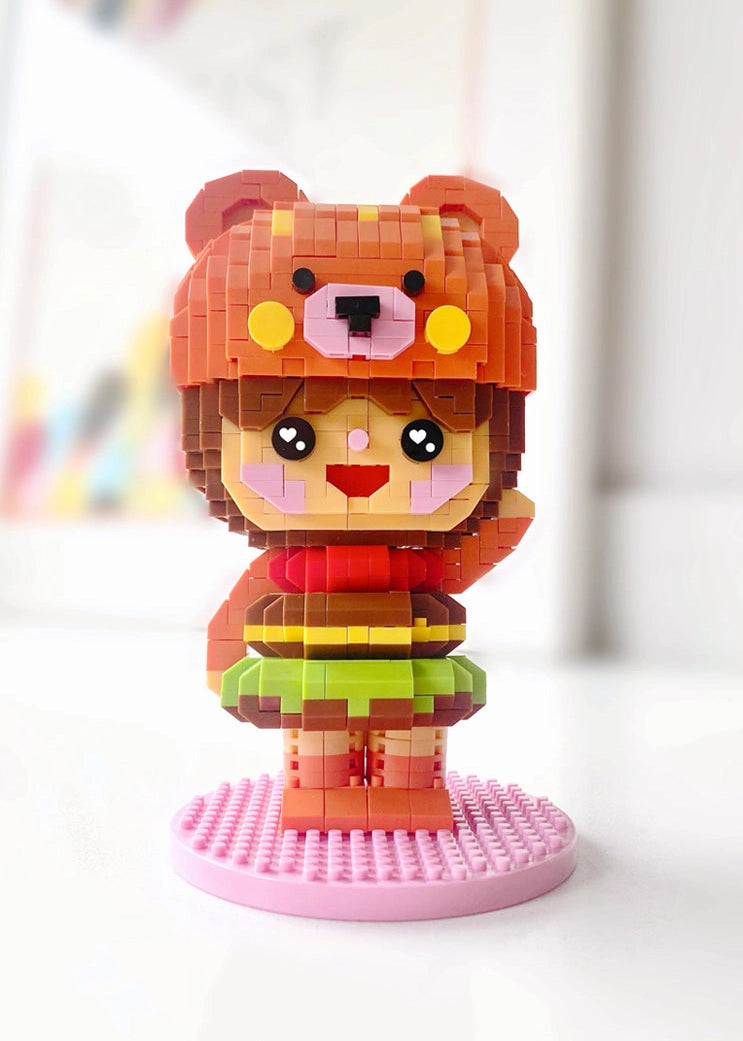 Burger Bear Mini Bricks