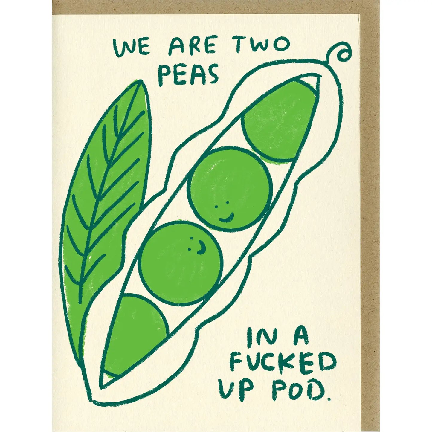 People Ive Loved "Two Peas" Card