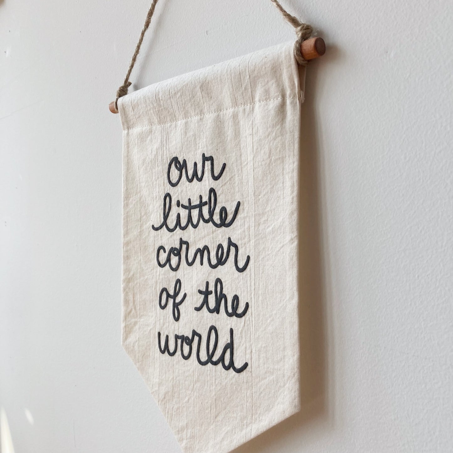 Our Little Corner Small Banner by Holiday Co.