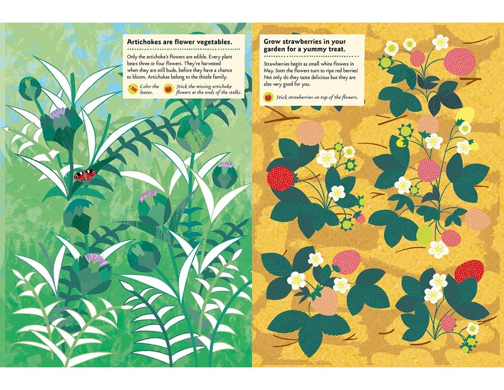 My Nature Sticker Activity Book: In the Vegetable Garden