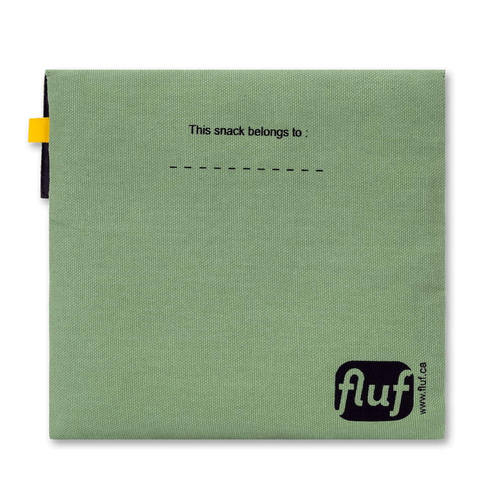 Flip Snack Bag in "Snack Moss" by Fluf