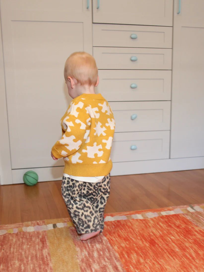 Puzzle Cardigan - Yellow