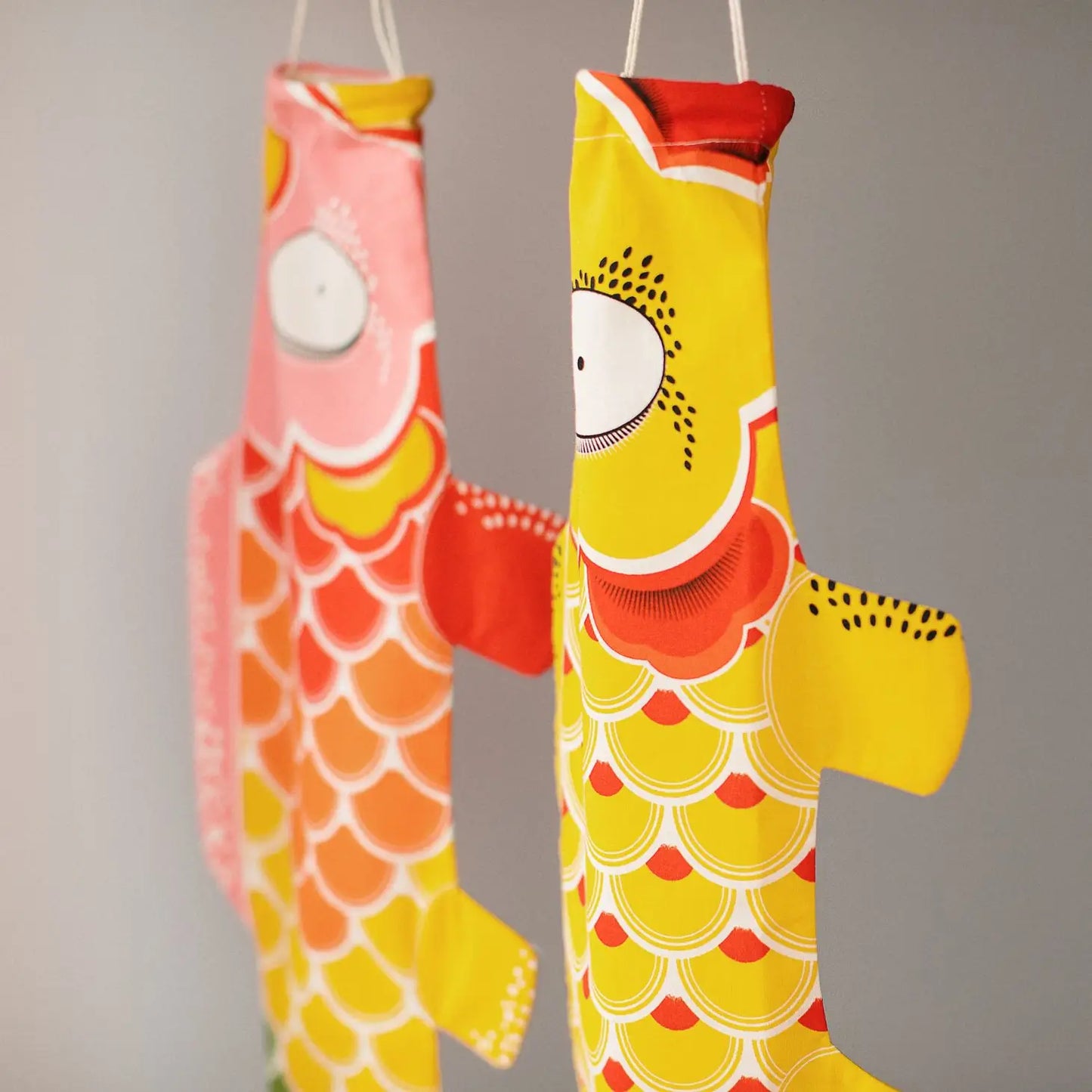 Deep Yellow Koinobori by Madame Mo