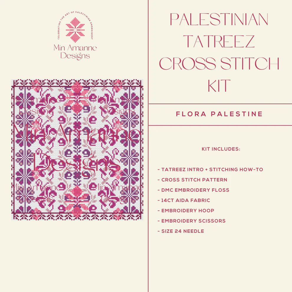 Flora Palestine Tatreez Kit