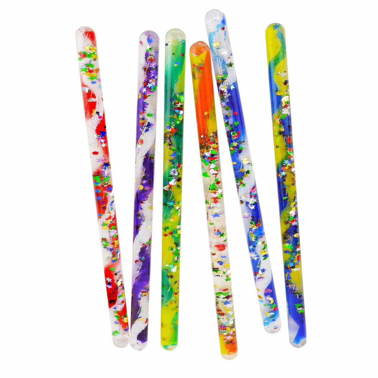 Jumbo Spiral Glitter Wand -Assort Colors