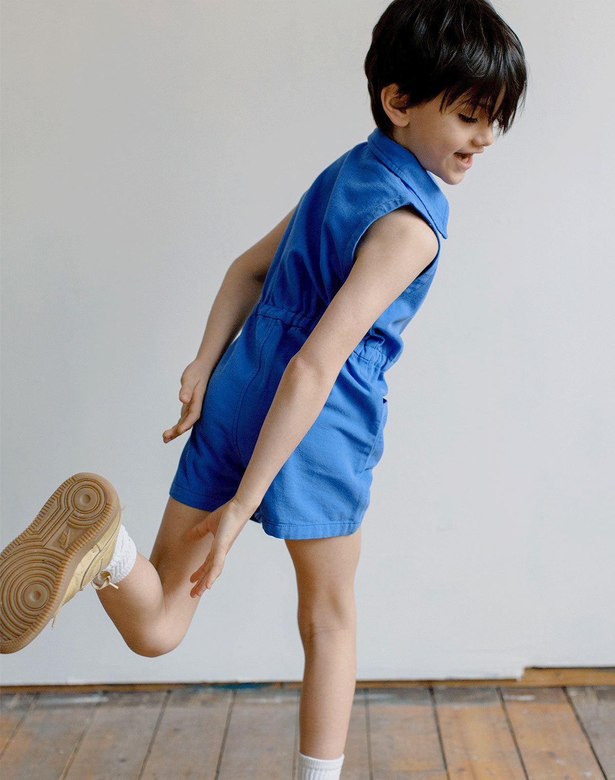 Noble Organic Tank Suit in French Blue