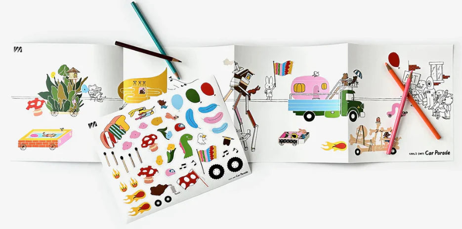 MAJO IDEAS Sticker-based Art Pack - CARS, Vol. 3