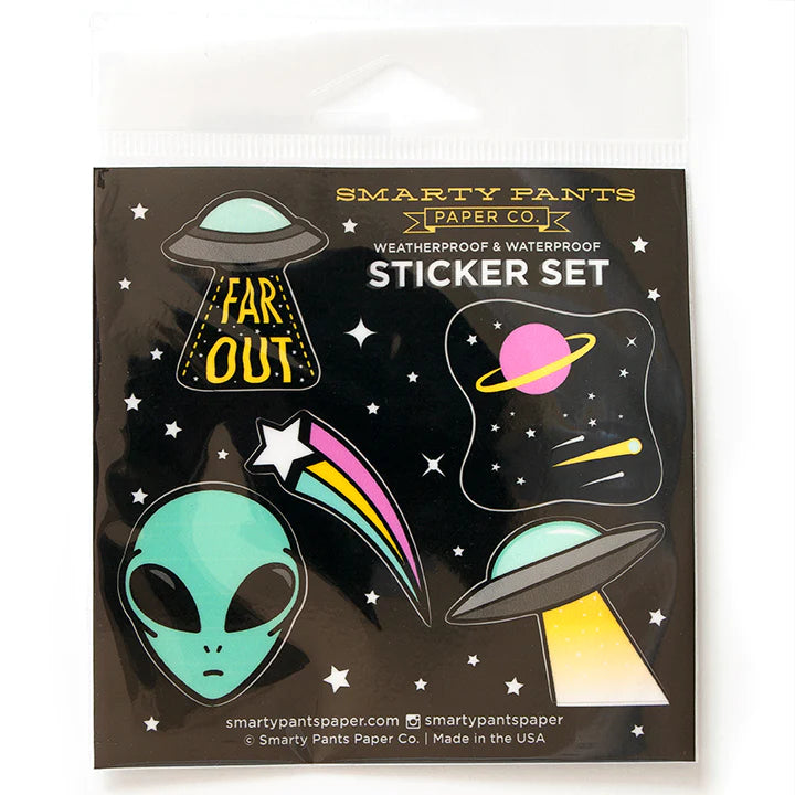 Alien Sticker Sheet by Smarty Pants Paper