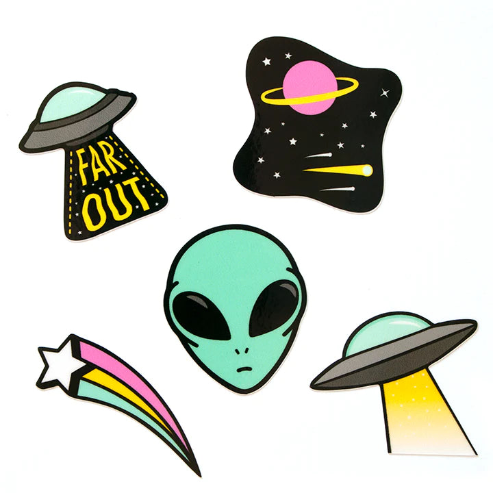 Alien Sticker Sheet by Smarty Pants Paper