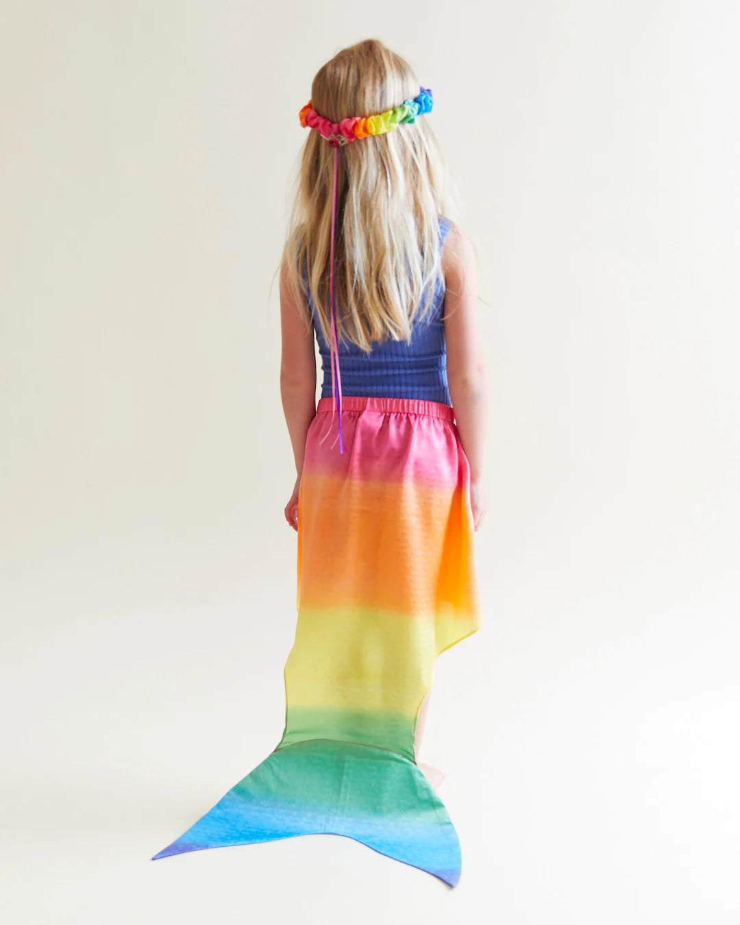 Sarah's Silks Rainbow Mermaid Tail -Large