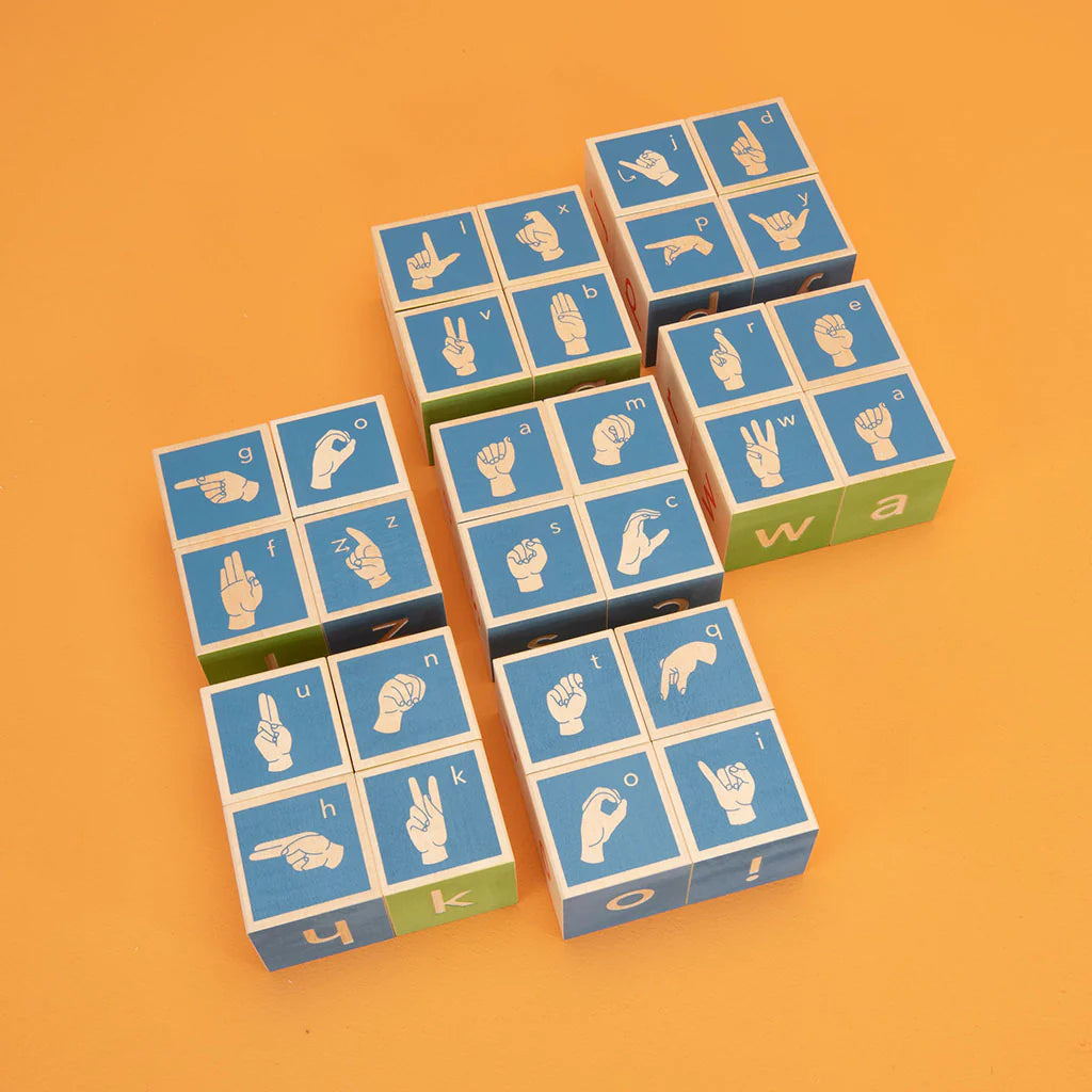 American Sign Language Blocks by Uncle Goose