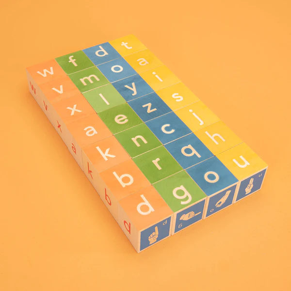 American Sign Language Blocks by Uncle Goose