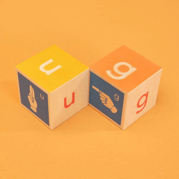 American Sign Language Blocks by Uncle Goose