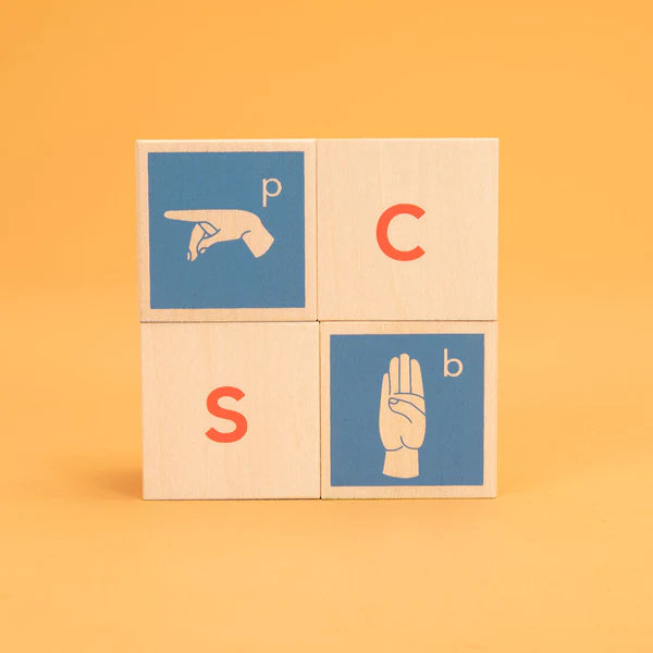 American Sign Language Blocks by Uncle Goose
