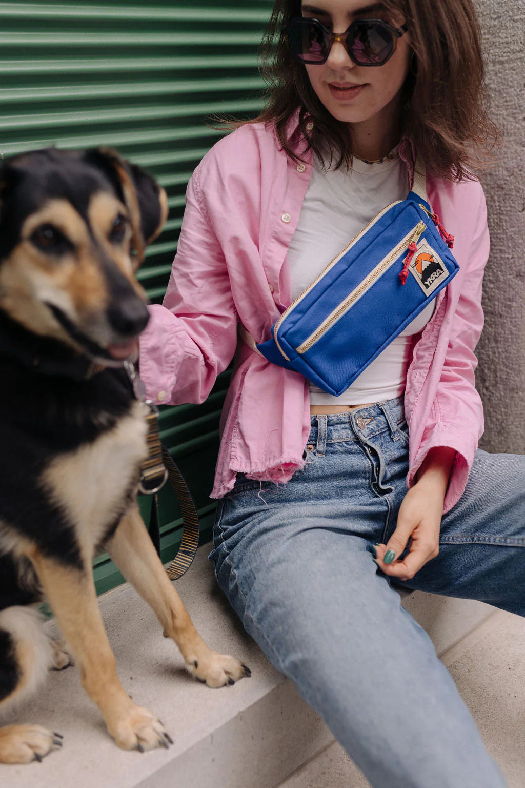 Fanny Pack in Blue by YKRA