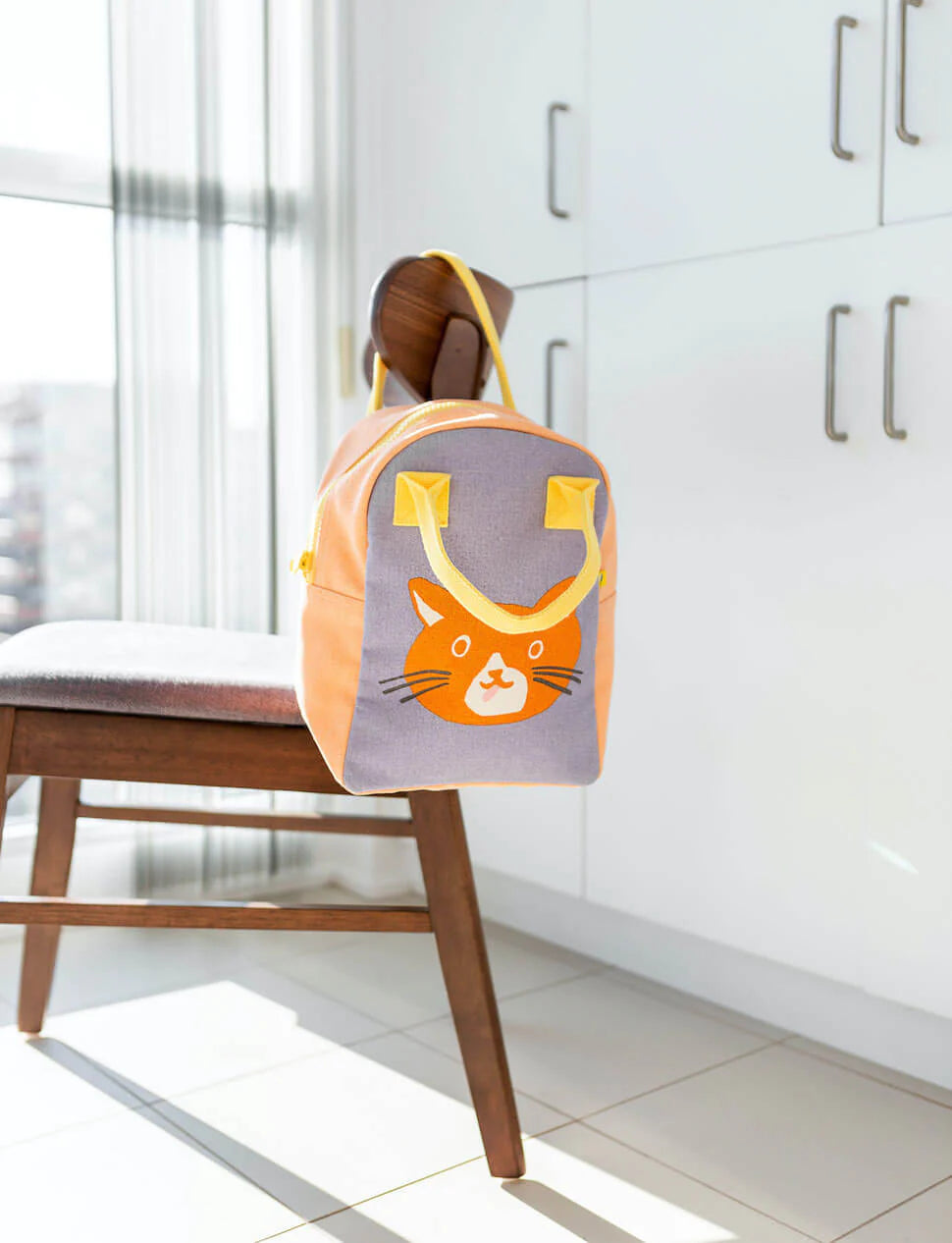Zipper Lunch Bag in "Cat" by Fluf