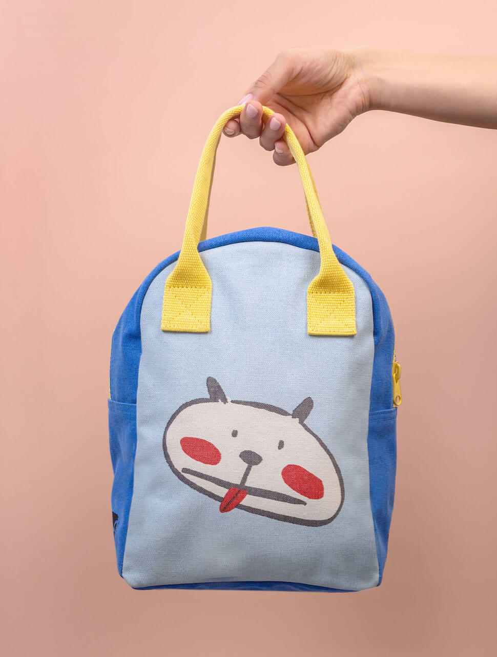 Zipper Lunch Bag in "Dog" by Fluf