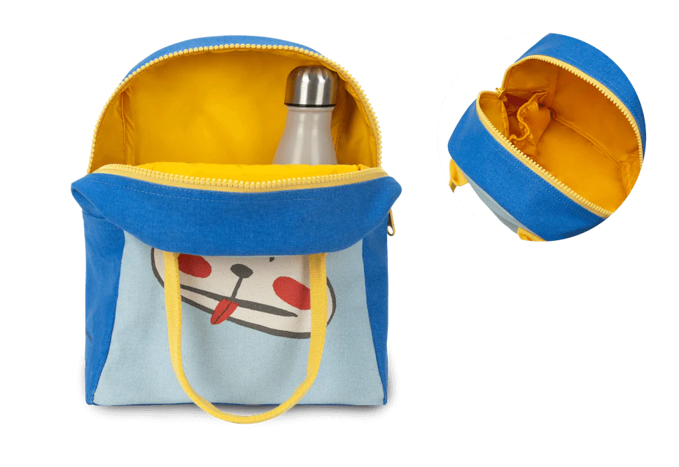 Zipper Lunch Bag in "Dog" by Fluf