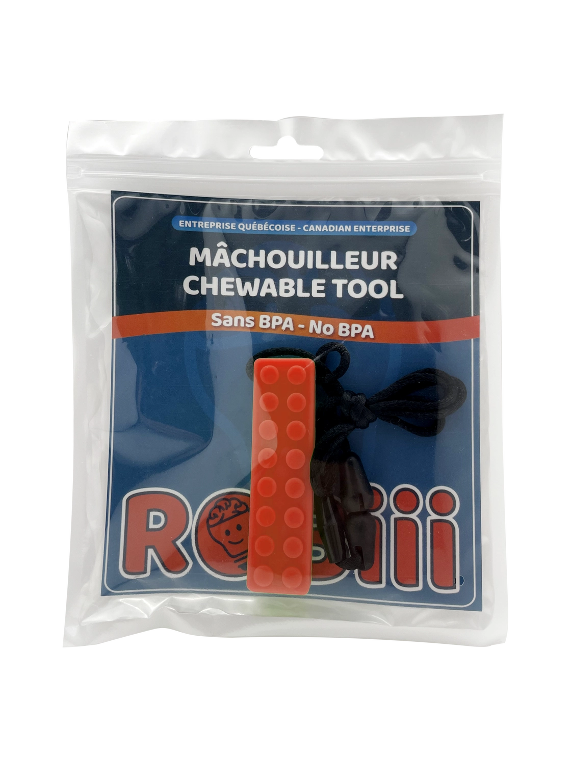 Chewable Brick Necklace by Robii - 4 colors available