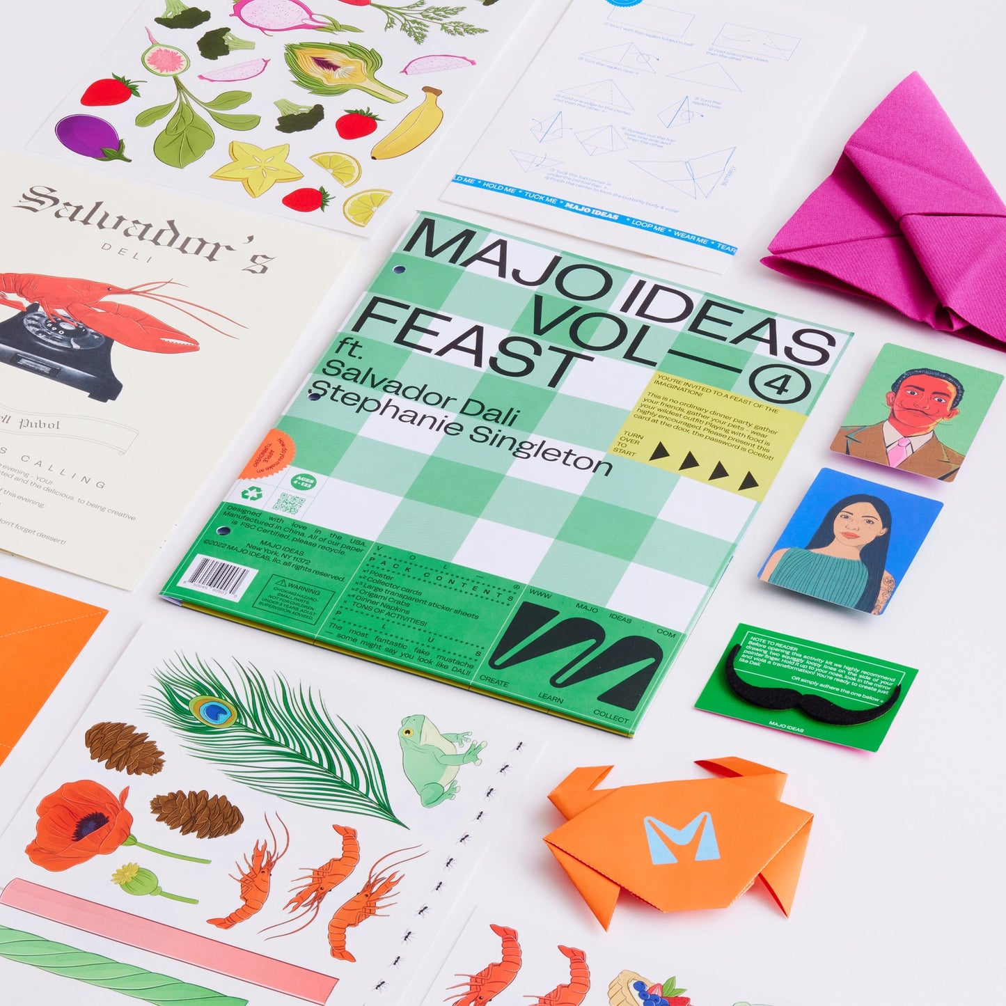 MAJO IDEAS Sticker-based Art Pack- Feast, Vol. 4