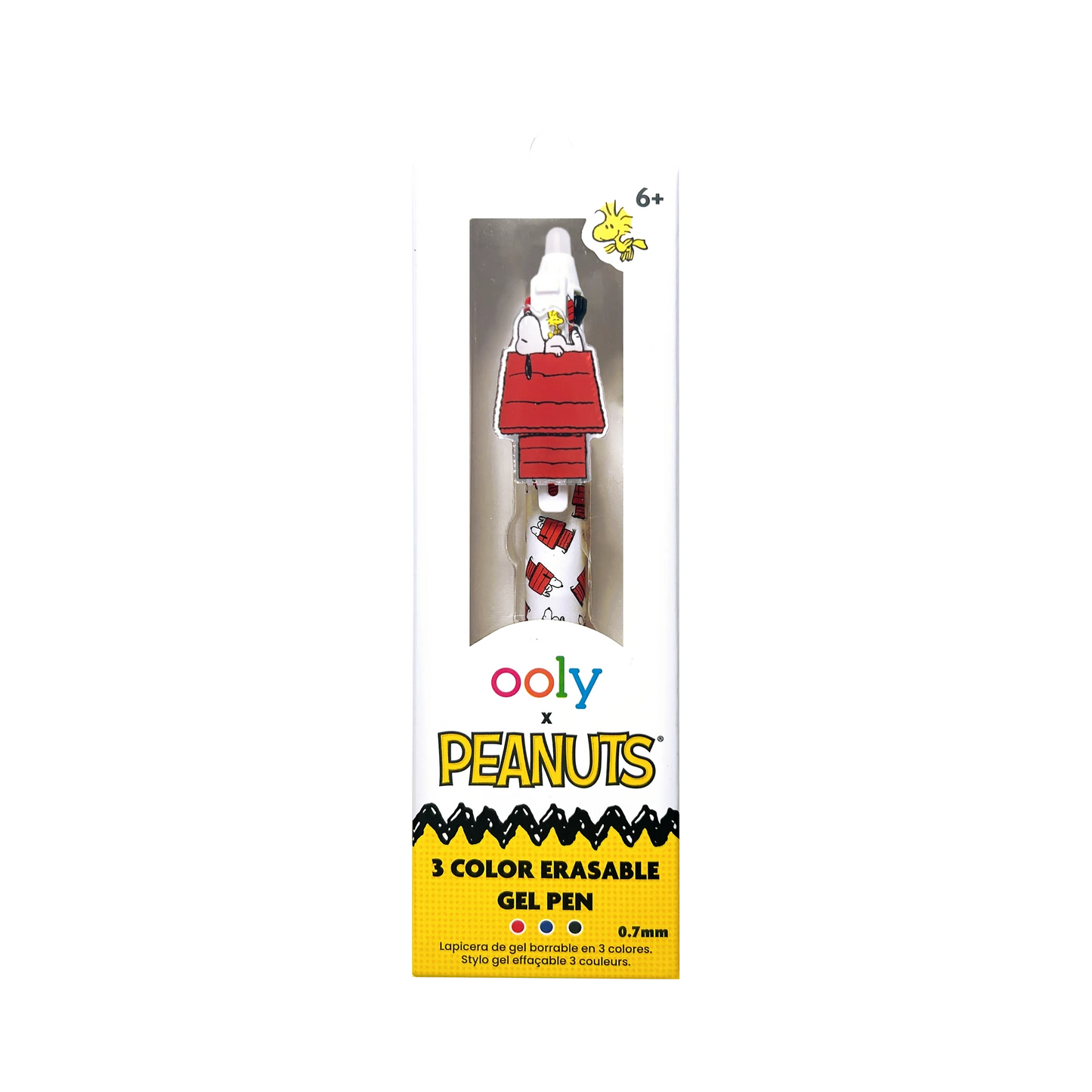 Ooly x Peanuts 3-color Erasable Gel Pen